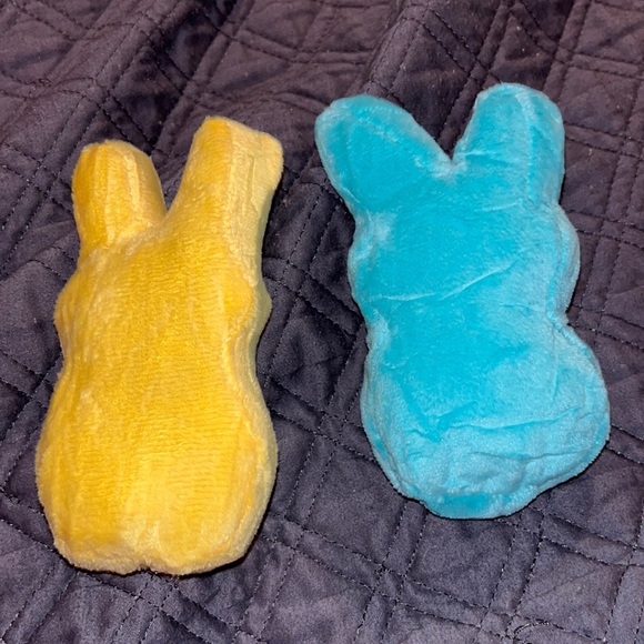 Set of 2 Easter Bunnies 4.7 inches - Picture 2 of 2